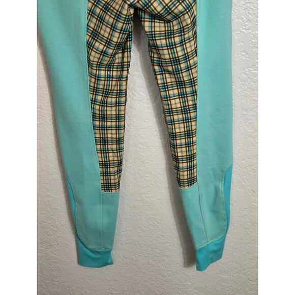 Buckwild Breeches Horse Riding Pants Women's Medium Turquoise Equestrian Stretch - Picture 6 of 9